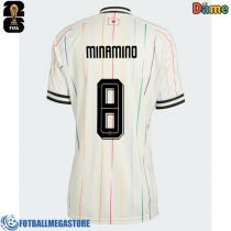 Fotballdrakt Dame Japan Takumi Minamino #8 Bortedrakt VM 2026 Kortermet